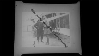 Vintage Negative Photo Early Aviation Wright Brothers Era,  French ??