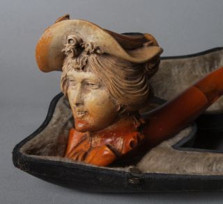 19th Century Carved Meerschaum By Adolph Posener & Co.