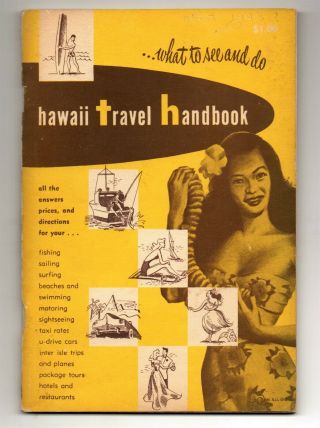 Hawaii Travel Handbook Maps Ads Trader Vic 