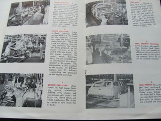 CHEVROLET - BALTIMORE - The Assembly Plant - Tour Booklet from 1964 - RARE 3