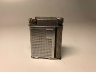 Vintage Silver Tone English Lift Arm Tobacco Lighter England