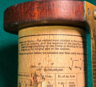 Stanley Great Turnstile London England Fuller Calculator Spiral Slide Rule 7