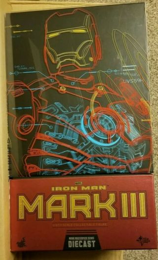 Hot Toys 1/6 Scale Diecast Iron Man Mark Iii Mark 3
