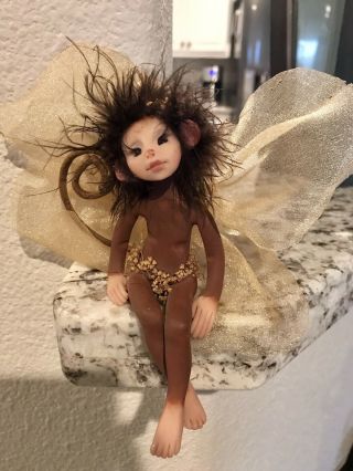 Liz Amend Ooak Fairy Faery Pixie Art Doll
