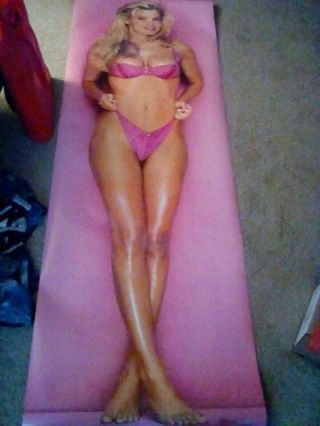Sexy Internet Babe Cindy Margolis 6 Foot Lifesize Wall Poster/free