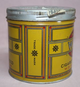 VINTAGE WILLS TOBACCO TIN/CAN IMPERIAL CANADA LTD 1/2 LB.  ROUND 4