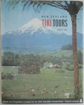 1967 Zealand NAC Air Coach Travel TIKI TOURS Auckland Christchurch Booklet 5