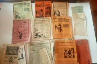 Large File Of Janos Bartl Hamburg Germany Catalogs,  Publicity Sheets Envelopes