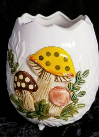 Vintage Sears & Roebuck Merry Mushroom Flower Pot Mushroom Vase