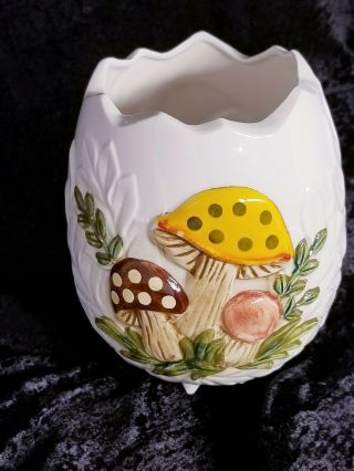 Vintage Sears & Roebuck Merry Mushroom Flower Pot Mushroom Vase 5