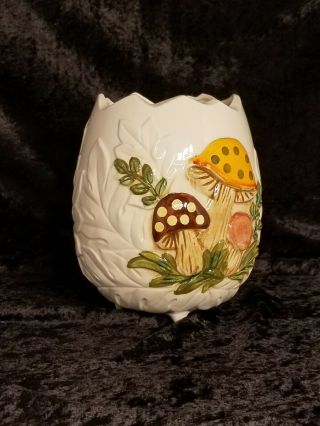 Vintage Sears & Roebuck Merry Mushroom Flower Pot Mushroom Vase 8