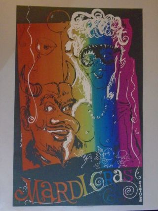 Mardi Gras Poster - 1970 