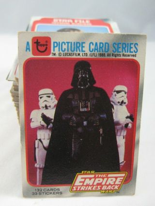 Vintage Topps (1980) Star Wars Empire Strikes Back Cards Complete No Stickers