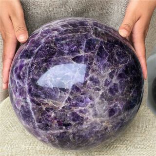 17.  7kg Natural Dreamy Amethyst Sphere Quartz Crystal Ball Healing HOT2884 2