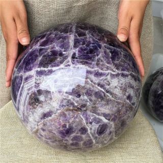 17.  7kg Natural Dreamy Amethyst Sphere Quartz Crystal Ball Healing HOT2884 3