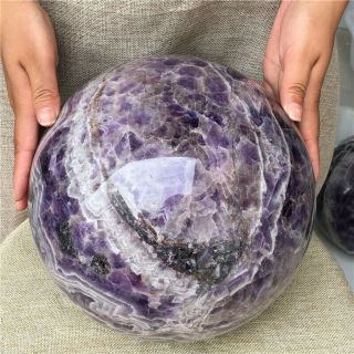 17.  7kg Natural Dreamy Amethyst Sphere Quartz Crystal Ball Healing HOT2884 4