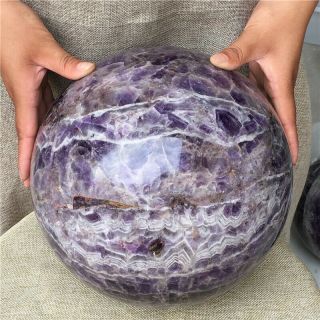 17.  7kg Natural Dreamy Amethyst Sphere Quartz Crystal Ball Healing HOT2884 5