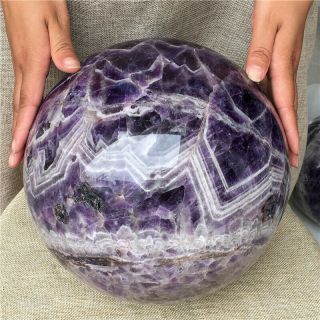 17.  7kg Natural Dreamy Amethyst Sphere Quartz Crystal Ball Healing HOT2884 6