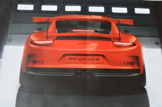 2015 Porsche 911rs Gt3 Factory Dealer Showroom Display Poster 911