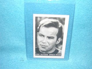1967 Star Trek,  Kirk Outside Spock Inside,  42,  Leaf Brands Not Graded,  Sleeve