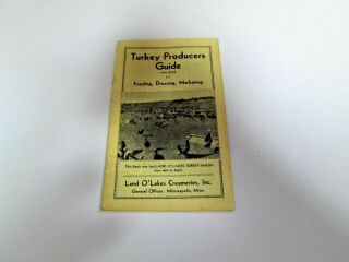 Turkey Producers Guide 1932 Issue Land O 