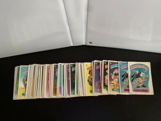 Gpk Garbage Pail Kids Series 1 Complete Matte Card Set A & B 1985 Topps
