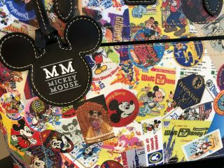 NWT Disney Dooney Bourke 90th Mickey Through The Years Collage Celebrations Tote 2