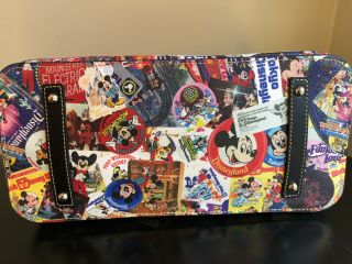 NWT Disney Dooney Bourke 90th Mickey Through The Years Collage Celebrations Tote 5