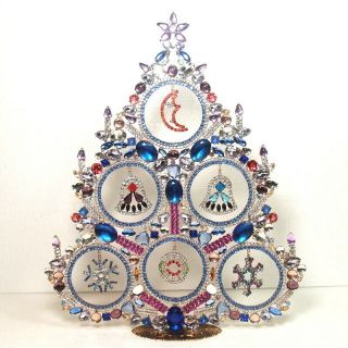 Wondeful Czech Handmade Christmas Tree Decoration Signed " Taboo " K 963