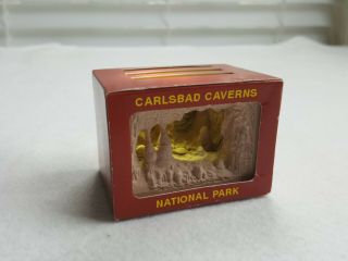 Vintage Shadow Box Souvenir Carlsbad Caverns National Park 3D Scene & Photos 3