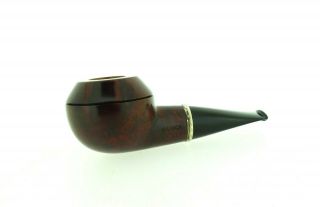 Radice Pease / Di Piazza Chubby Silver Band Pipe Unsmoked