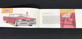 Vtg 1959 General Motors GM Car Dealer Sales Brochure Chevrolet Pontiac Olsmobile 5