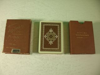 Rare Aug.  Beck & Co.  Pipe Tobacco Premium Playing Cards 1896 Complete Deck 2