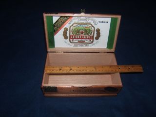 A Fuente - Canones - Wooden Cigar Box - Empty 3