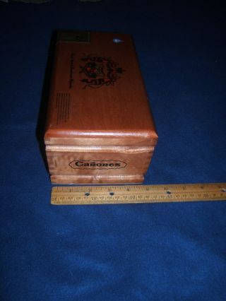 A Fuente - Canones - Wooden Cigar Box - Empty 4