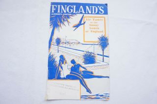 1930 Finglands Aiways Limited Publicity Booklet