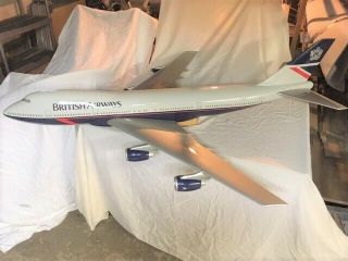 Travel Agent Display British Airways 747