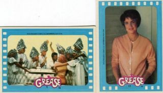 Grease Movie Series 1 Stickers Vintage Card Set 11 Sticker Cards Topps 1978 3