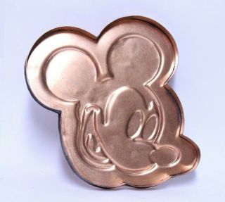Large Michael Bonne Copper Mickey Mouse Cookie Cutter