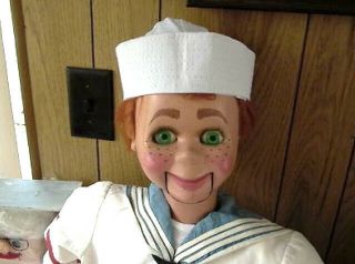 Professional Ventriloquist Dummy - - Sailor Moving Eyes,  Mouth