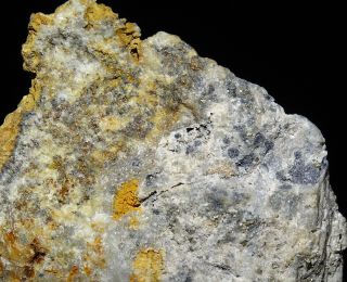 Mw: Native GOLD and Tellurium in Quartz - Katie Mine,  Basin,  Montana - 5