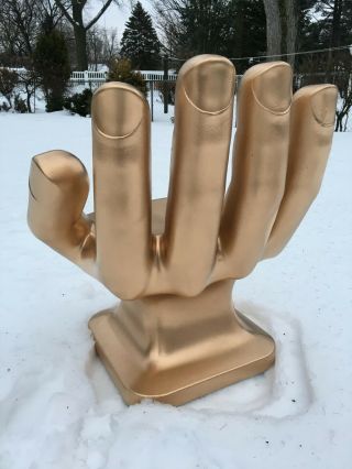 GIANT Metallic Gold HAND SHAPED CHAIR 32 