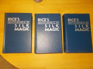 Rice ' s Encyclopedia of Silk Magic Three Volume Hardback Set 2