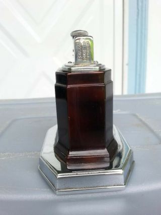 Ronson Touch - Tip ' Octette ' Table Lighter,  1930 ' S TORTOISE 4