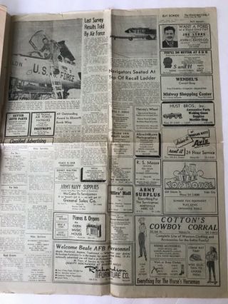 May 22 1959 Space Sentinel Marysville Yuba City California Newspaper 4