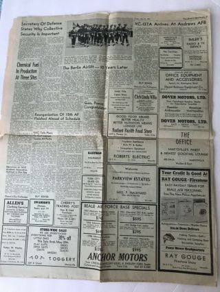 May 22 1959 Space Sentinel Marysville Yuba City California Newspaper 5