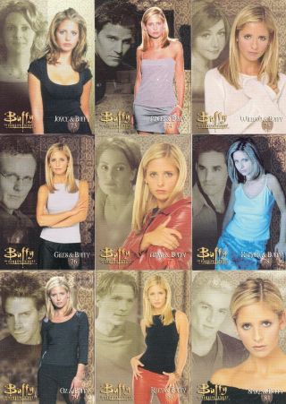Buffy The Vampire Slayer The Story So Far 2000 Ikon Base Card Set Of 81 Tv