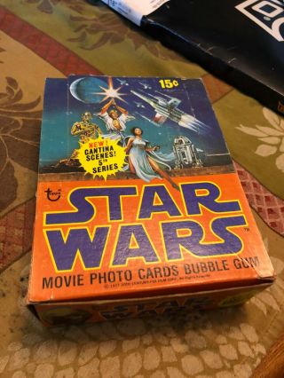 Star Wars 1977 Series 5 Box - 36 Wax Packs.