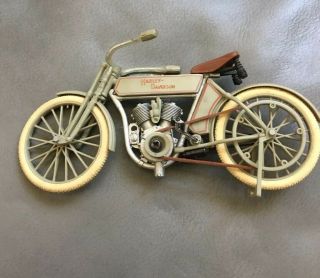 Harley Davidson 1909 Motorcycle Toy Die - Cast Metal Collectible No Box