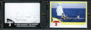 1978 Topps Jaws 2 Motion Picture Separation Proof Card.  52